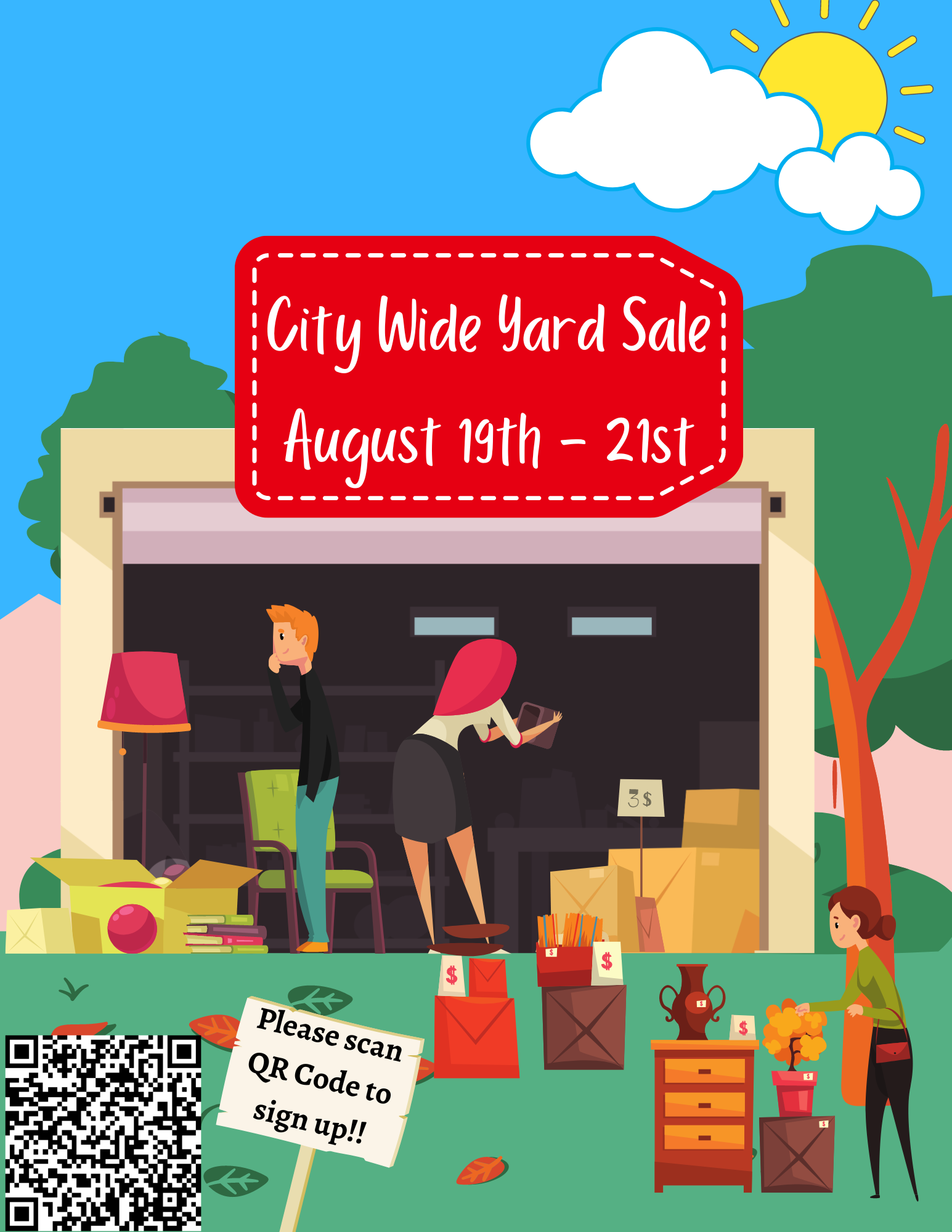 City Wide Yard Sale August 19th - 21st (Newsletter)